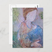 「母と私の時間」はがき ポストカード (正面/裏面)