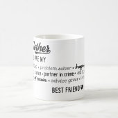 母と私の親友最高の コーヒーマグカップ (中央)