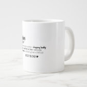 母と私の親友最高の ジャンボコーヒーマグカップ (正面右)