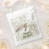 母と私ウミガメ赤ちゃんシャワー フェイバーバッグ (クリップ留めされた状態)