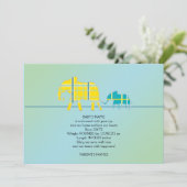 母と私ブルーエレファントベビー発表 案内状 (スタンド正面)