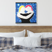 母と私 キャンバスプリント (インサイチュ (寝室))