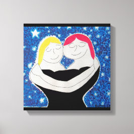 母と私 キャンバスプリント