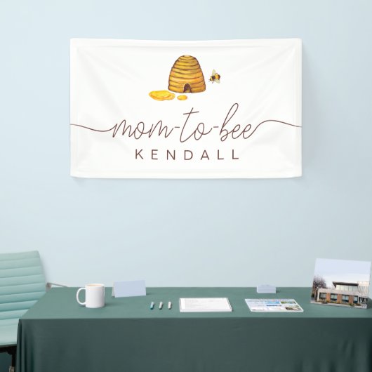 母と蜂のブライダルシャワー旗 横断幕 (トレードショー)