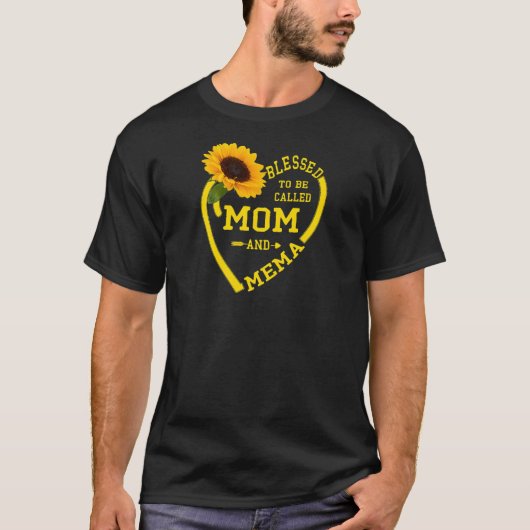母と賛美呼ばれる女性D Tシャツ (正面)