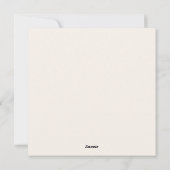 母と赤ちゃんのハグ 母の日のカード シーズンカード (裏面)