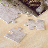 母と赤ちゃんの動物写真 ジグソーパズル (側面)