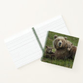 母と赤らむヒグマ ノートブック (内部)