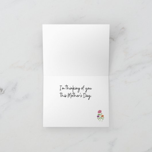 母なし母の日のカード – 速い。注記 カード (内部)