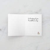 母なし母の日カード – クイックノート カード (内部)