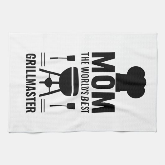 母なる世界のグリルマスター最高のキッチンタオル キッチンタオル (横)