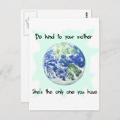 母なる地球に優しい ポストカード (正面/裏面)