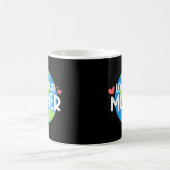 母なる地球の日を愛しよう コーヒーマグカップ (中央)