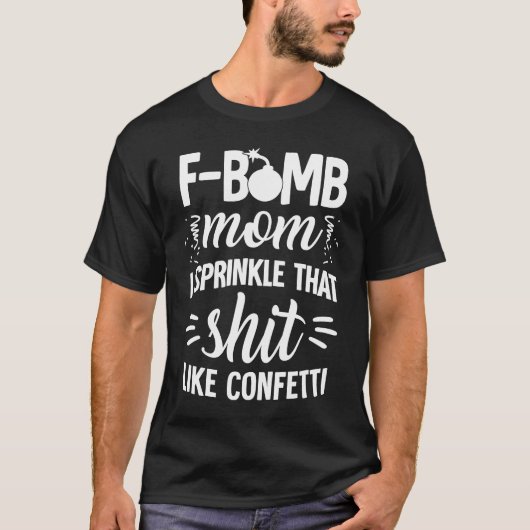 母なる女性の爆弾母 Tシャツ (正面)