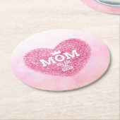 母なる女王の母の日 |コースター ラウンドペーパーコースター (アングル)