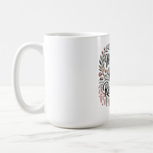 母なる強さの源 コーヒーマグカップ (左)