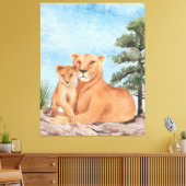 母なる愛 キャンバスプリント (インサイチュ (リビング))