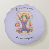 母なる日のインスピレーション ラウンドクッション (裏面)