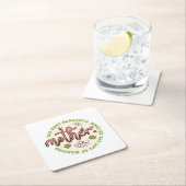 母なる最も美しい世界 スクエアペーパーコースター (インサイチュ)