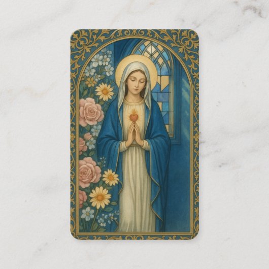 母なる母の日の聖 名刺 (正面)