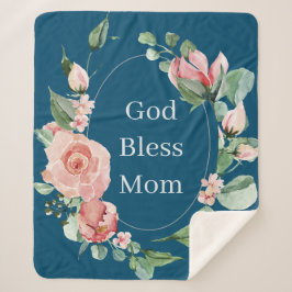 母なる母の神かわいらし祝福の日 シェルパブランケット