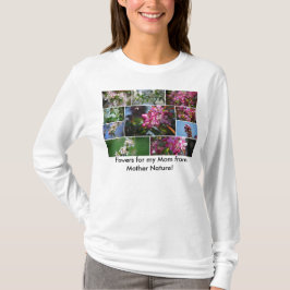 母なる自然からの母への花束！パーカー Tシャツ