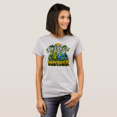 母なる自然を敬え PodPea 地球 Tシャツ (正面フル)