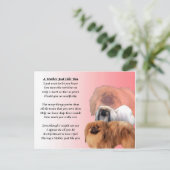 母なる詩 – ペキンゲス ポストカード (スタンド正面)