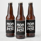 母なる贈り物の母が知っ最高のている ビールラベル (ボトル)