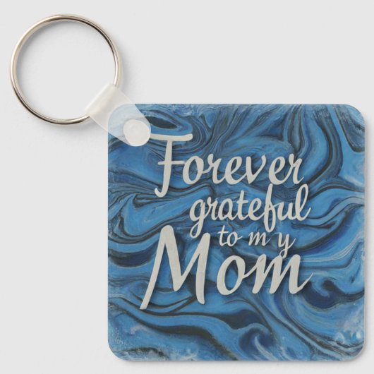 母にいつまでも感謝する キーホルダー (正面)