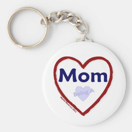 母になるのが大好き キーホルダー (正面)