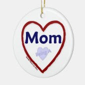 母になるのが大好き セラミックオーナメント (左)