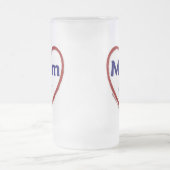 母になるのが大好き フロストグラスビールジョッキ (中央)