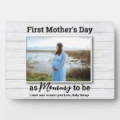 母になるほど早く妊娠した妻になる母 フォトプラーク (正面)