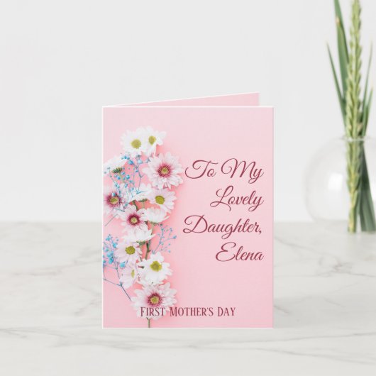 母になる娘のために – Mother's Day カード (正面)