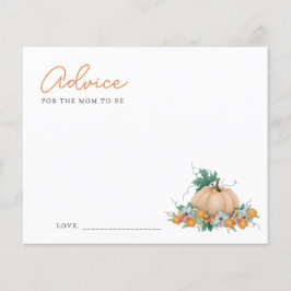 母にカボチャの赤ちゃんシャワーを勧める