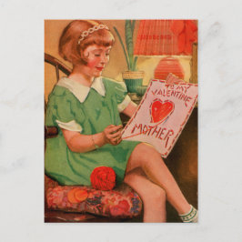 母にバレンタイン シーズンポストカード