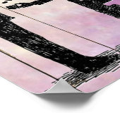 母に手紙を渡最高のして母に贈る ポスター (角)