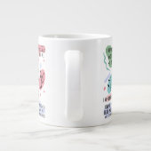 母に毎日の肯定母の日 ジャンボコーヒーマグカップ (裏面)