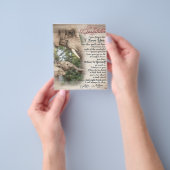 母に私の娘の手紙、女の子の誕生日ギフト チラシ (手)