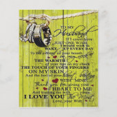 母に私の娘の手紙、女の子の誕生日ギフト チラシ (裏面)