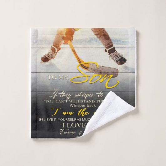 母に私の息子ギフト、息子の誕生日ギフトアイディア ウォッシュタオル (ウォッシュタオル)