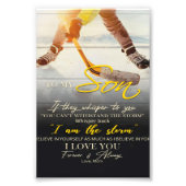 母に私の息子ギフト、息子の誕生日ギフトアイディア フォトプリント            (正面)