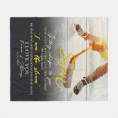 母に私の息子ギフト、息子の誕生日ギフトアイディア フリースブランケット (正面(横))