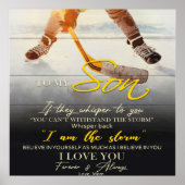 母に私の息子ギフト、息子の誕生日ギフトアイディア ポスター (正面)