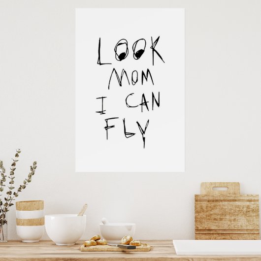 母に見える ポスター (キッチン)