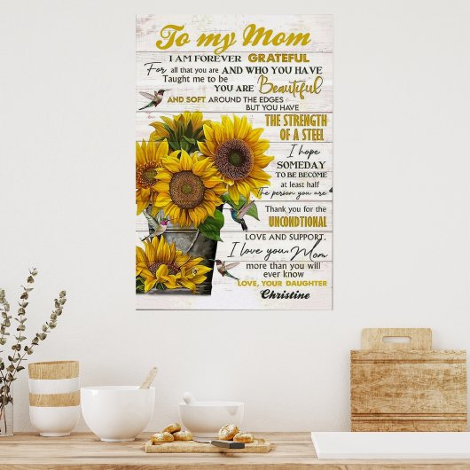 母に贈り物 ポスター (キッチン)