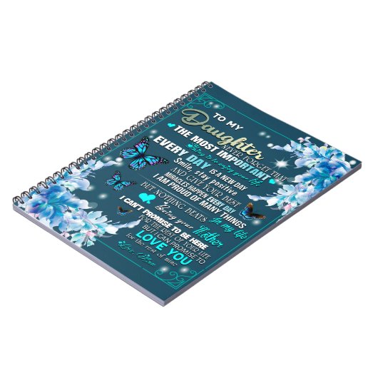 母に贈り物、娘と母に、蝶々好き ノートブック (左側)