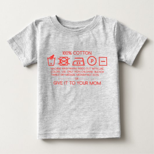 母に預けろ ベビーTシャツ (正面)