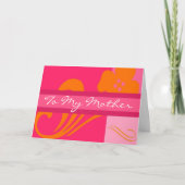 母に カード (正面)